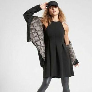 Athleta Black En Route Scuba Dress